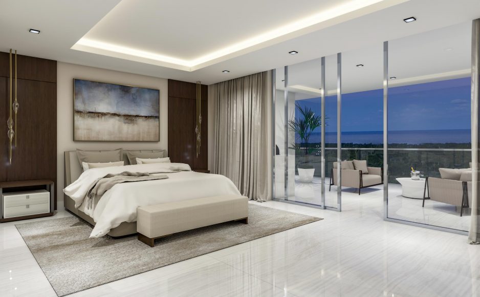 Residence Master Bedroom and Terrace